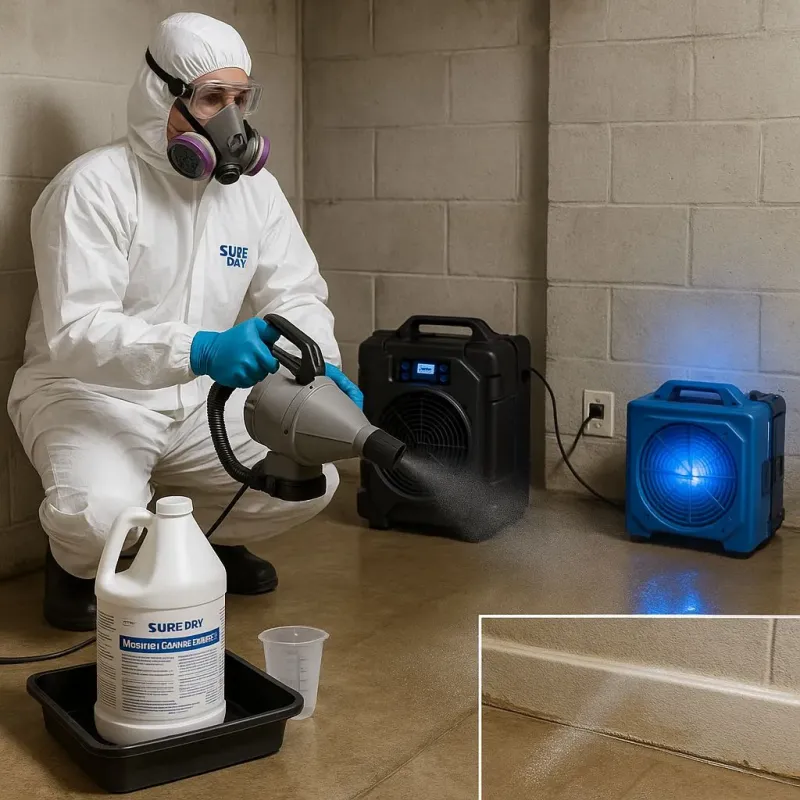 Sanitization and Odor Removal process in Uvalde Estates, TX